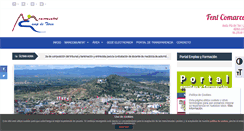 Desktop Screenshot of mancomunitatcampdeturia.es